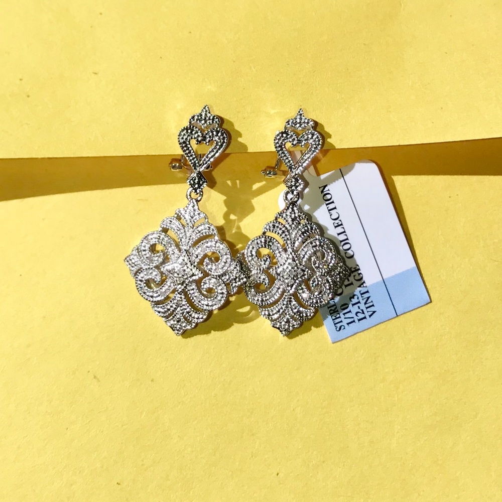 Vintage Collection sterling silver earrings